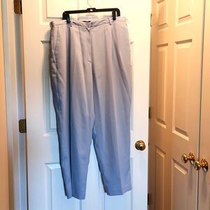 NWT Vintage Women’s Focus 2000 Sky Powder Blue Classic Fit Dress Pants Size 20W